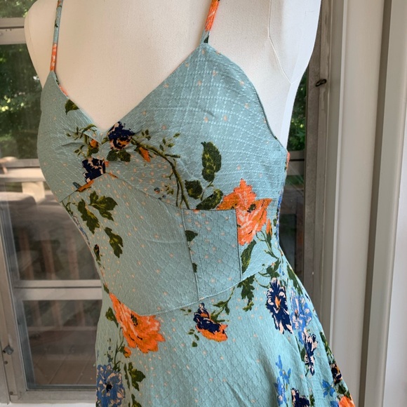 Free People Floral Mini Dress - Picture 4 of 15